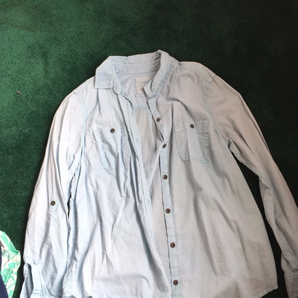 Sheer baby blue flannel - Picture 1 of 1